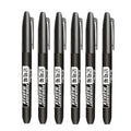 6 PCS Permanent Marker Pen Manga Drawing Markers Black Blue Red Waterproof Ink Sketch Pens Stationery Art School Supplies